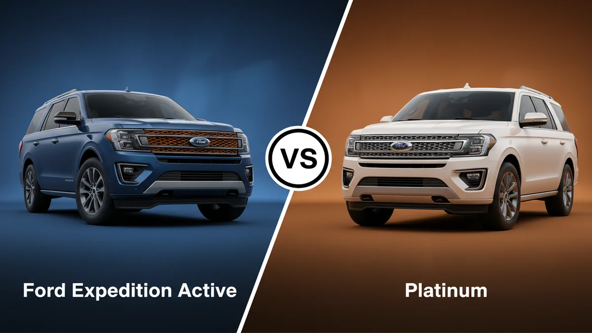 2026 Ford Expedition Active vs Platinum: Full Comparison 2 Ford Expedition Active vs Platinum comparison