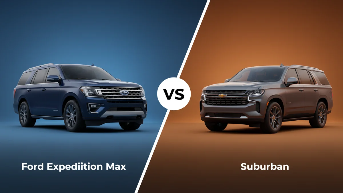 2026 Ford Expedition Max vs Suburban: Which Is Better? 2 Ford Expedition Max vs Suburban comparison