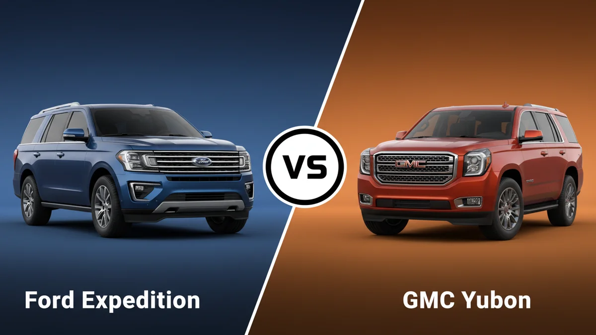 2026 Ford Expedition vs GMC Yukon: Which Is Better? Full Comparison 2 Ford Expedition vs GMC Yukon comparison