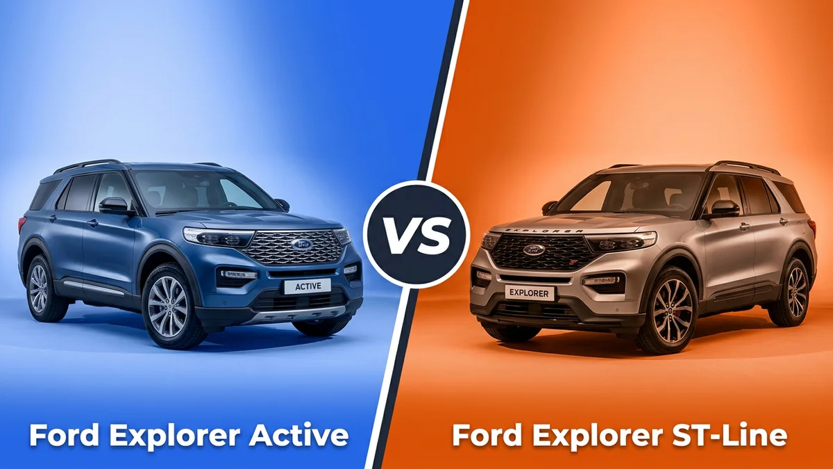 Ford Explorer Active vs St Line 2026: Which Is Better? 2 Ford Explorer Active vs Ford Explorer ST-Line comparison