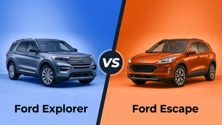 Ford Explorer vs Escape Sales 2026: Full Comparison 2 Ford Explorer vs Ford Escape side-by-side comparison