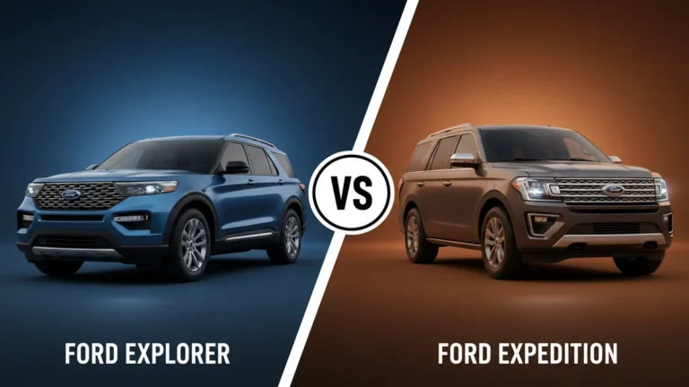 2026 Ford Explorer vs Ford Expedition: Which SUV Is Better? 94 Ford Explorer vs Ford Expedition side-by-side comparison