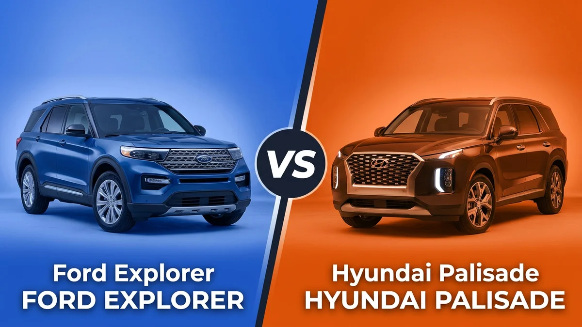 2026 Ford Explorer vs Hyundai Palisade: Which Is Better? 2 Ford Explorer vs Hyundai Palisade comparison