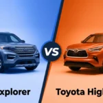 Ford Explorer vs Toyota Highlander side-by-side comparison