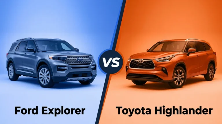 2026 Ford Explorer vs Toyota Highlander: Which Is Better? 105 Ford Explorer vs Toyota Highlander side-by-side comparison