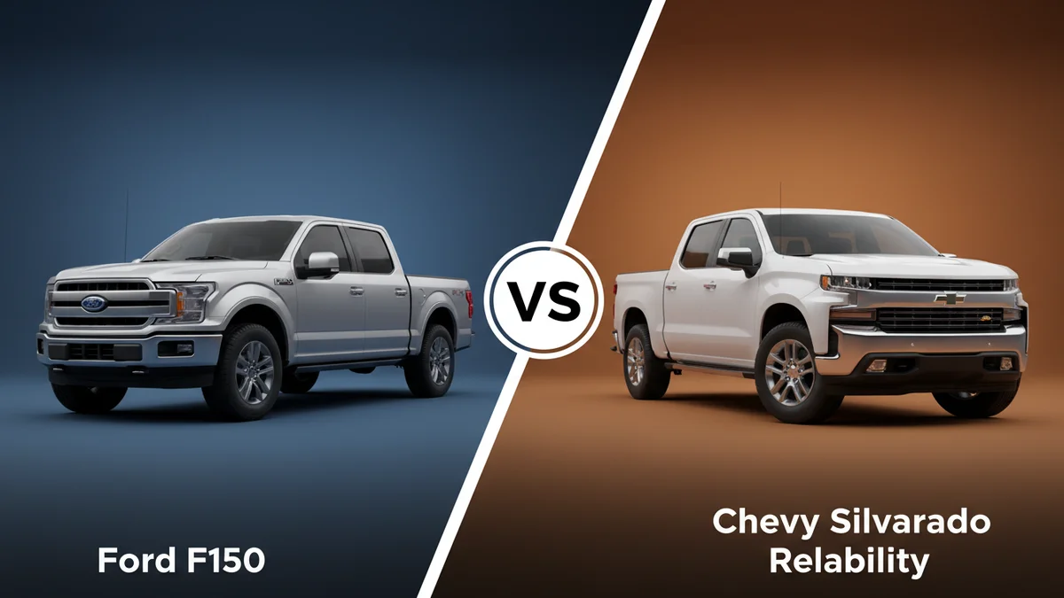 Ford F150 vs Chevy Silverado Reliability side-by-side comparison