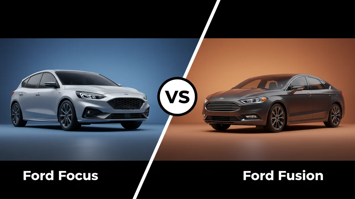 2026 Ford Focus vs Ford Fusion: Which Is Better? 2 Ford Focus vs Ford Fusion comparison