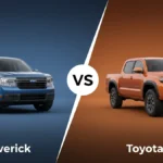 Ford Maverick vs Toyota Tacoma side-by-side comparison