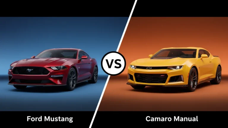 2026 Ford Mustang vs Camaro Manual: Which Is Better? 50 Ford Mustang vs Camaro Manual side-by-side comparison
