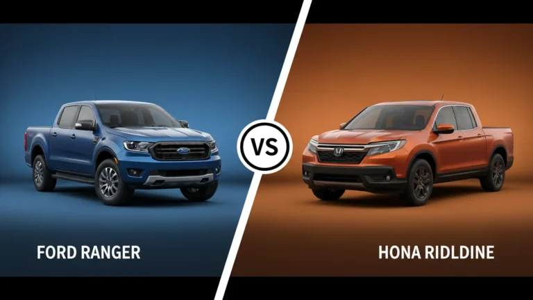 Ford Ranger vs Honda Ridgeline side-by-side comparison