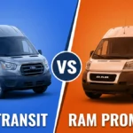 Ford Transit vs Ram Promaster side-by-side comparison