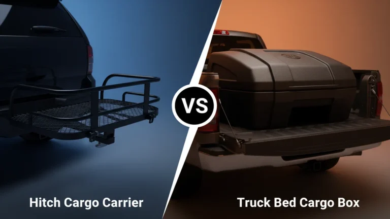 Hitch Cargo Carrier vs Truck Bed Cargo Box 2026: Which Is Better? 7 Hitch Cargo Carrier vs Truck Bed Cargo Box side-by-side comparison