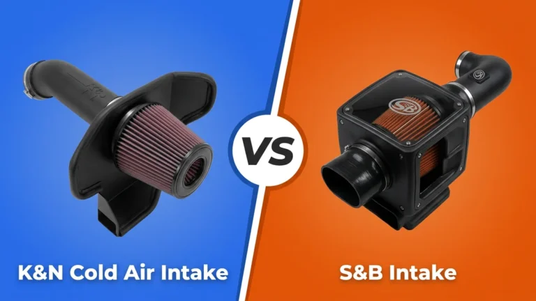 K&N Cold Air Intake vs S&B Intake side-by-side comparison