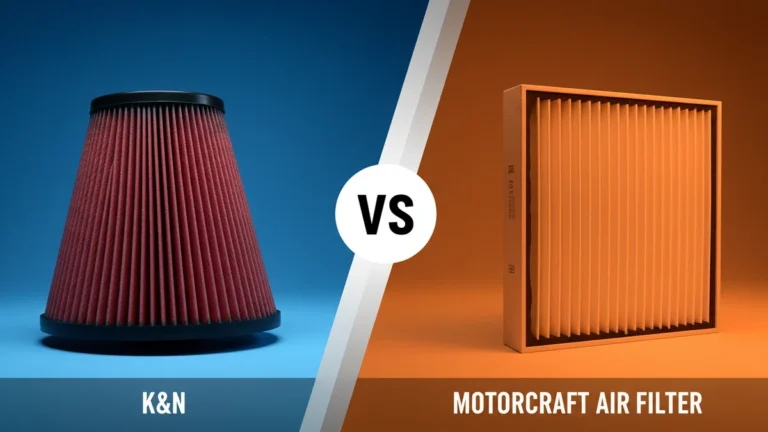 K&N vs Motorcraft Air Filter side-by-side comparison