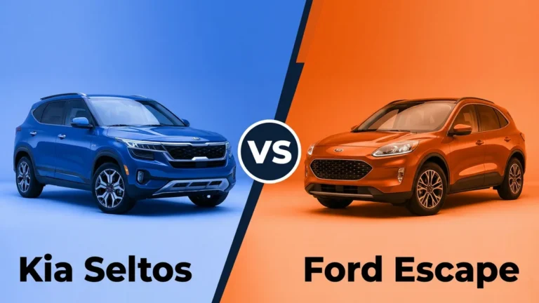 Kia Seltos vs Ford Escape side-by-side comparison