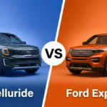 Kia Telluride vs Ford Explorer side-by-side comparison