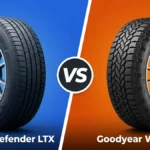 Michelin Defender LTX vs Goodyear Wrangler side-by-side comparison