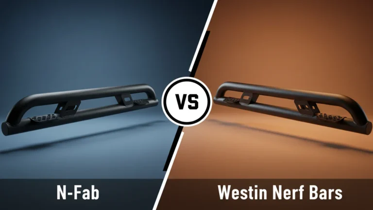 N-Fab vs Westin Nerf Bars side-by-side comparison