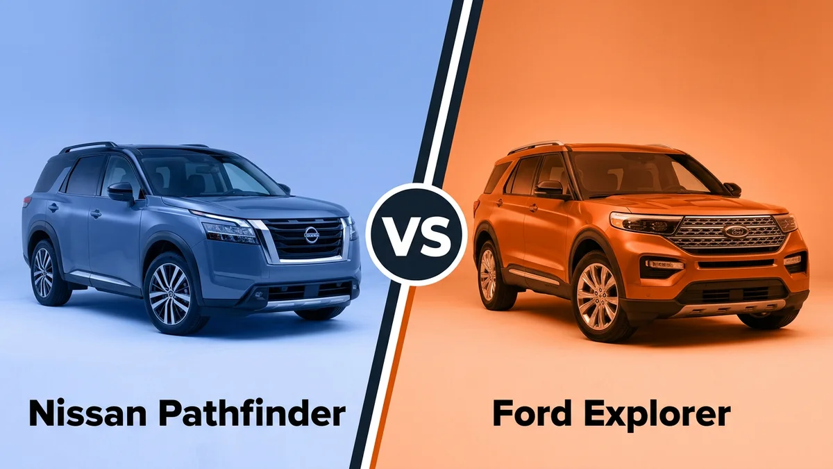 2026 Nissan Pathfinder vs Ford Explorer: Full Comparison 2 Nissan Pathfinder vs Ford Explorer comparison