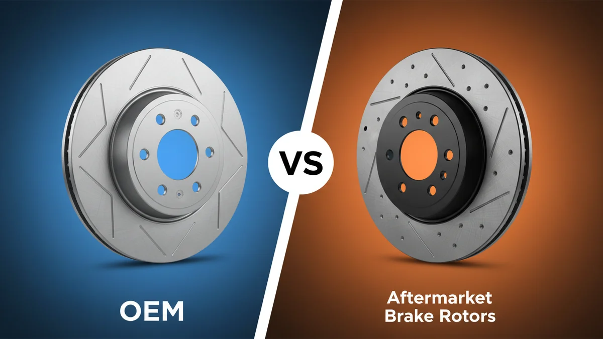 OEM vs Aftermarket Brake Rotors side-by-side comparison
