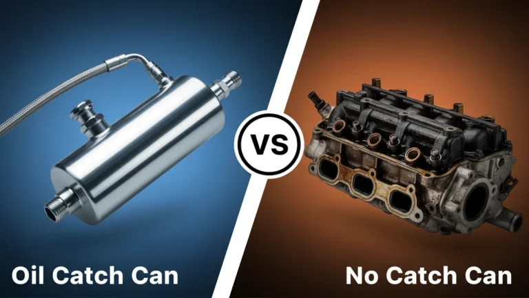 Oil Catch Can vs No Catch Can side-by-side comparison