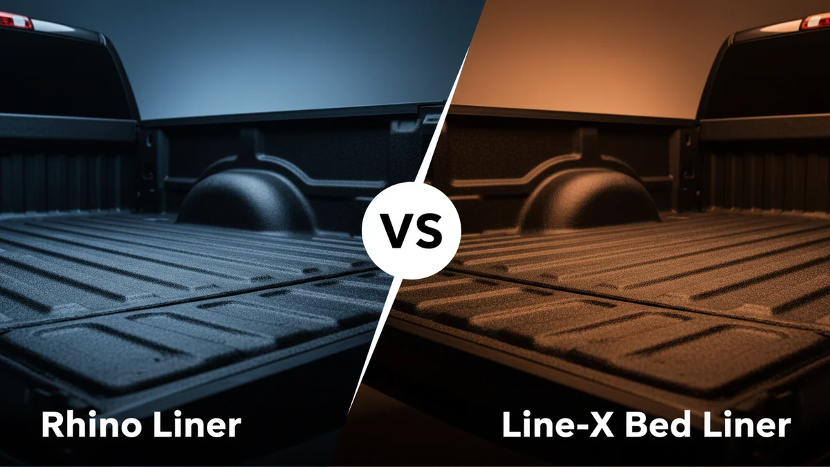 Rhino Liner vs Line-X Bed Liner side-by-side comparison