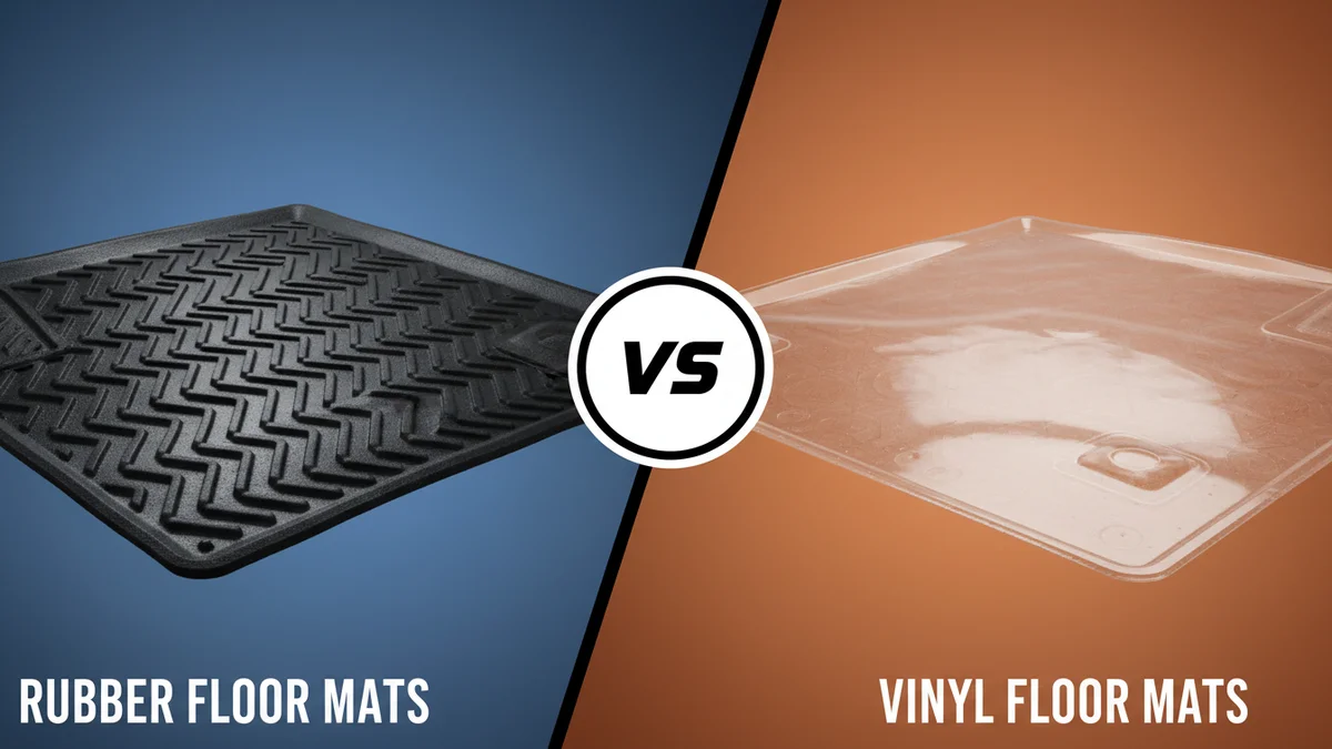 Rubber Floor Mats vs Vinyl Floor Mats 2026: Which Is Better? 2 Rubber Floor Mats vs Vinyl Floor Mats comparison