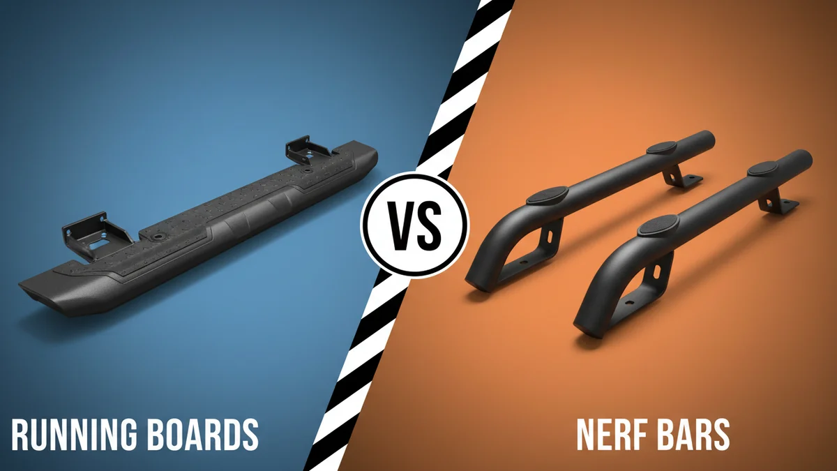 Running Boards vs Nerf Bars 2026: Which Is Better? 2 Running Boards vs Nerf Bars comparison