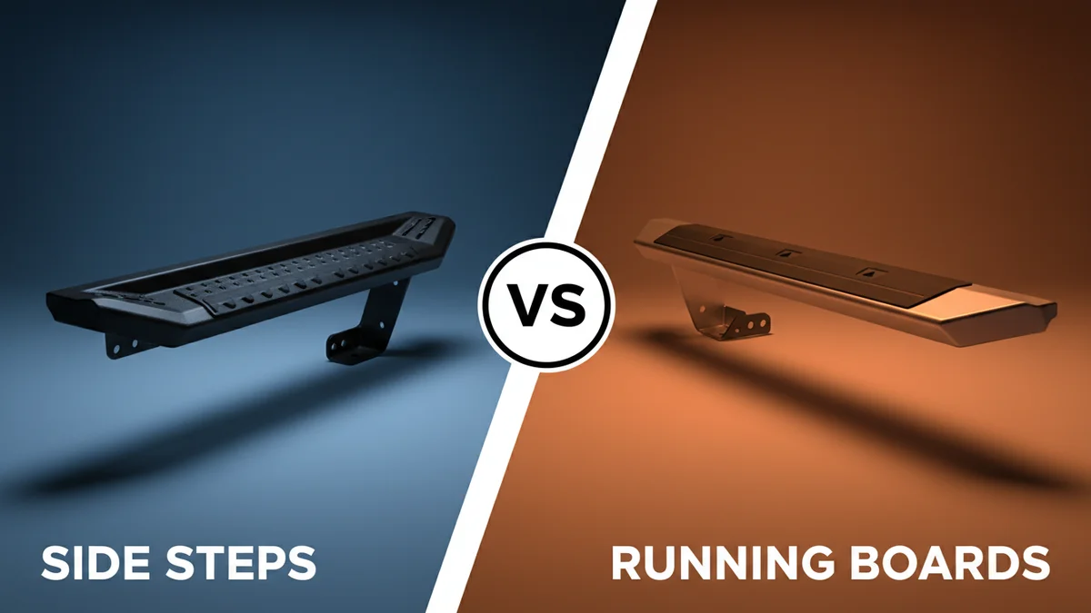 Side Steps vs Running Boards 2026: Which Is Better? 2 Side Steps vs Running Boards comparison