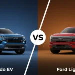 Silverado EV vs Ford Lightning side-by-side comparison
