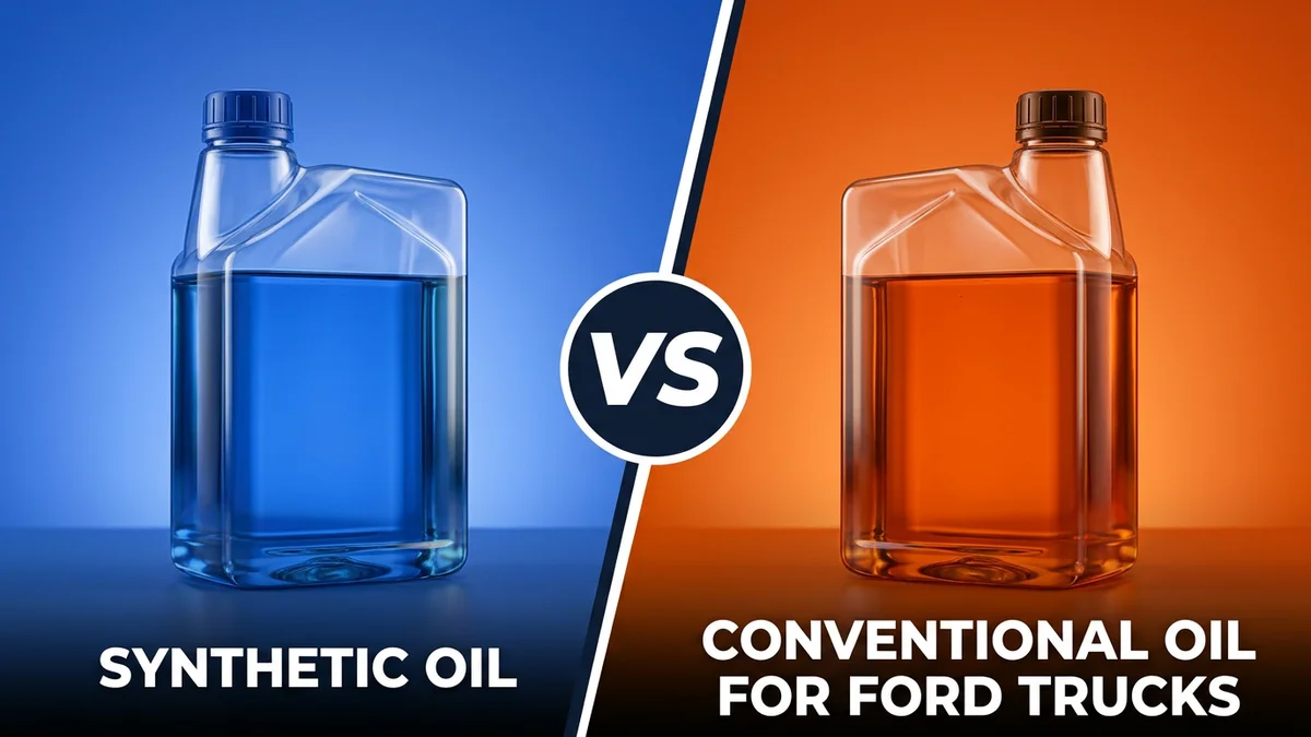 Synthetic Oil vs Conventional Oil For Ford Trucks side-by-side comparison