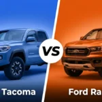 Toyota Tacoma vs Ford Ranger side-by-side comparison