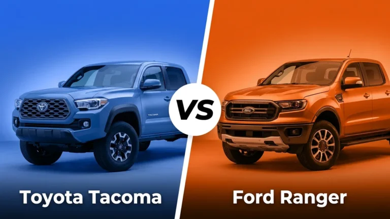 Toyota Tacoma vs Ford Ranger (2026): Which Is Better? 125 Toyota Tacoma vs Ford Ranger side-by-side comparison