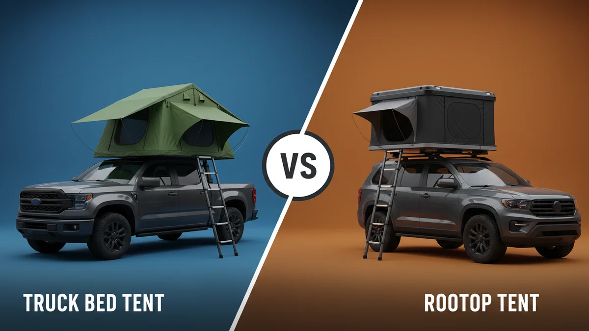 Truck Bed Tent vs Rooftop Tent 2026: Which Is Better? 2 Truck Bed Tent vs Rooftop Tent comparison