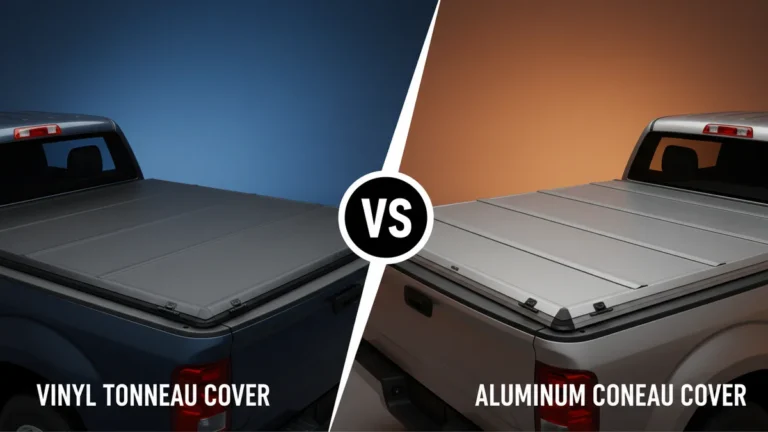 Vinyl Tonneau Cover vs Aluminum Tonneau Cover side-by-side comparison