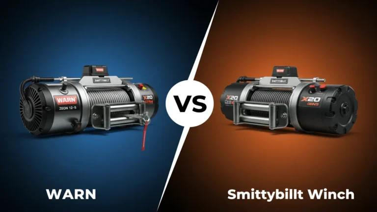 WARN vs Smittybilt Winch side-by-side comparison