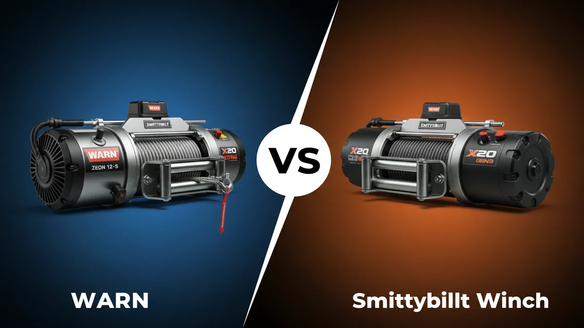 WARN vs Smittybilt Winch 2026: Full Comparison & Which Is Better? 2 WARN vs Smittybilt Winch comparison
