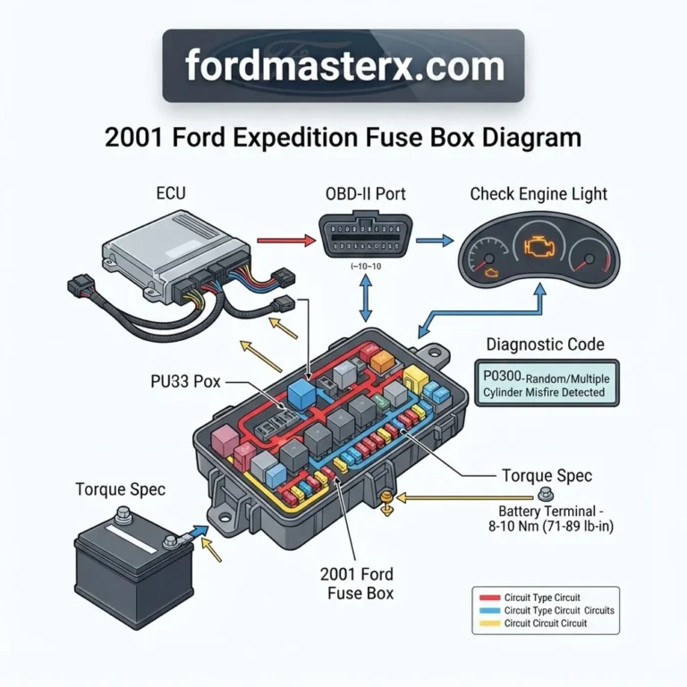 2001 Ford Expedition Fuse Box Diagram: 2026 Troubleshooting Guide 68 2001 ford expedition fuse box diagram diagram with labeled components and explanations