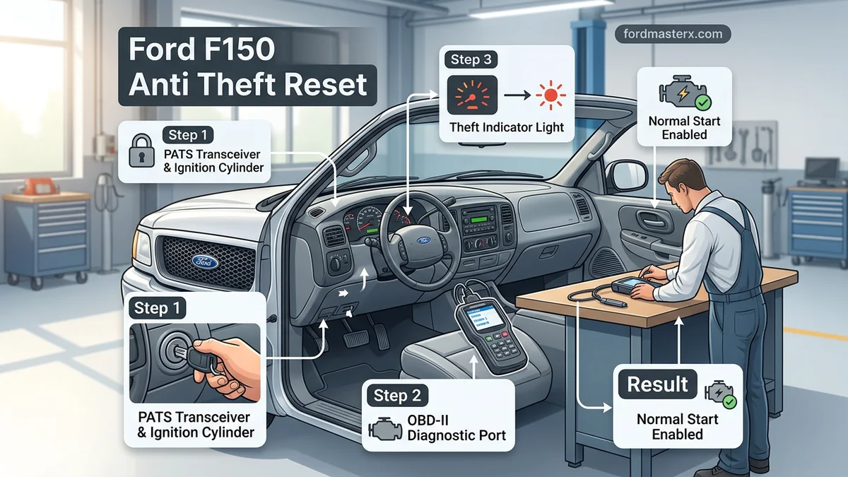 2001 ford f150 anti theft reset featured
