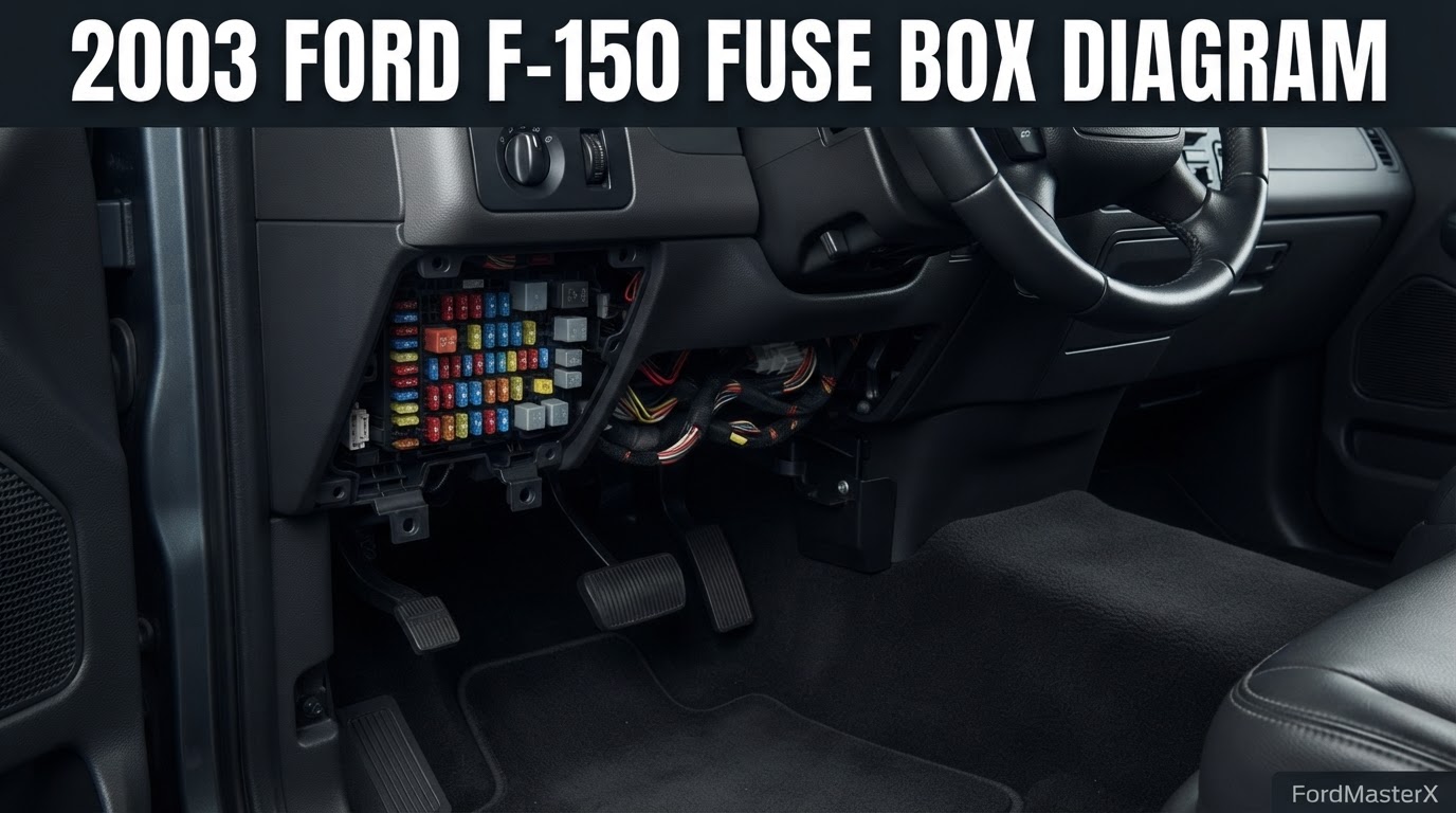 2003 ford f150 fuse box diagram reference chart from FordMasterX