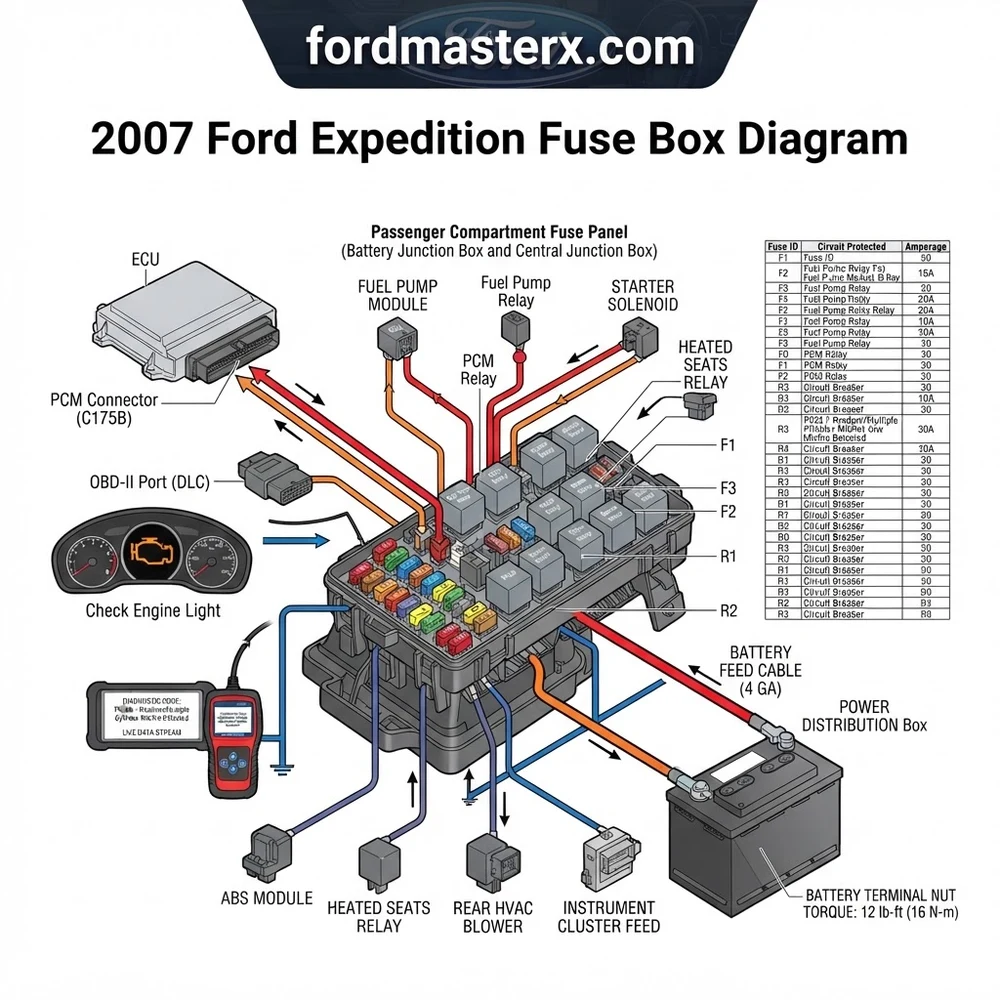 2007 Ford Expedition Fuse Box Diagram: 2026 Troubleshooting Guide 2 2007 Ford Expedition Fuse Box Diagram: 2026 Troubleshooting Guide