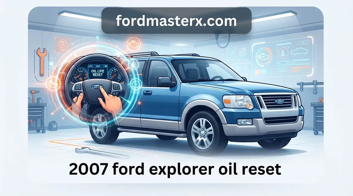 2007 Ford Explorer Oil Reset: Executed in Seconds 2 2007 ford explorer oil reset