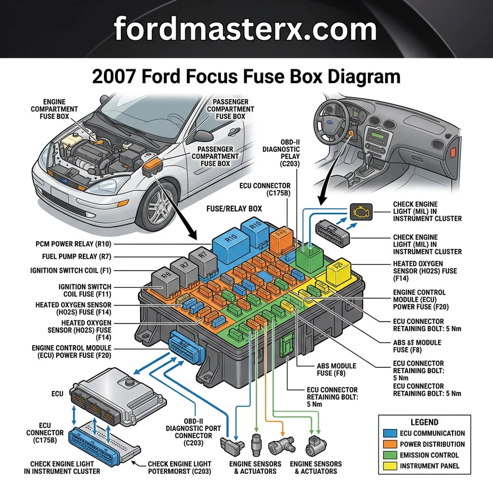 2007 Ford Focus Fuse Box Diagram: 2026 Troubleshooting Guide 2 2007 Ford Focus Fuse Box Diagram: 2026 Troubleshooting Guide