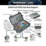 2008 Ford F250 Fuse Box Diagram: 2026 Troubleshooting Guide 54 2008 ford f250 fuse box diagram diagram with labeled components and explanations