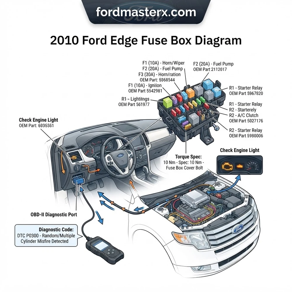 2010 Ford Edge Fuse Box Diagram: Repair 2026 2 2010 Ford Edge Fuse Box Diagram: Repair 2026