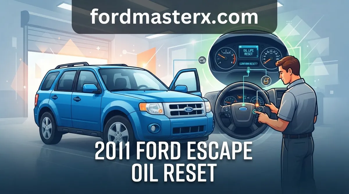 2011 ford escape oil reset