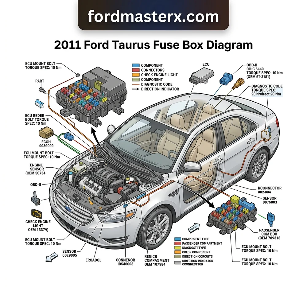 2011 Ford Taurus Fuse Box Diagram: 2026 Troubleshooting Guide 2 2011 Ford Taurus Fuse Box Diagram: 2026 Troubleshooting Guide