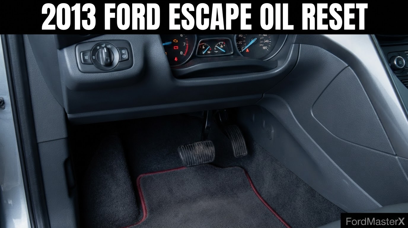2013 Ford Escape Oil Reset: The Exact 25-Second Pedal Sequence 1 2013 ford escape oil reset reference chart from FordMasterX