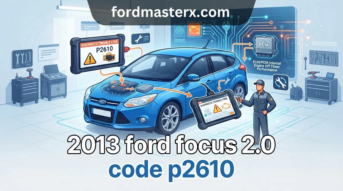 2013 ford focus 2.0 code p2610