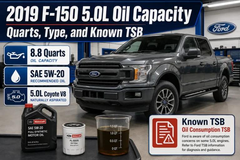 2019 F-150 5.0L Oil Capacity: Quarts, Type, and Known TSB 50 2019 F-150 5.0L Oil Capacity: Quarts, Type, and Known TSB